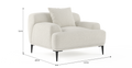 Brosa Seta Armchair (Seashell White)