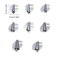 Sewing Machine Spiral Flanger Rolled Hem Set, 8 Pieces (3 mm to 10 mm) - view 3