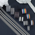 Sewing Webbing Tape Roll, 50 Yards (45.7 m) - Black and White Centre Stripe, 1.5 cm Wide - view 5