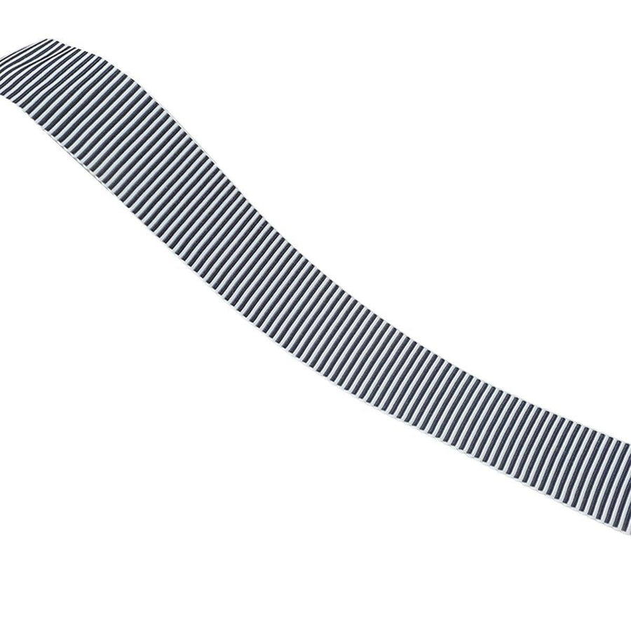 Sewing Webbing Tape Roll, 50 Yards (45.7 m) - Black and White Cross Stripes, 1.5 cm Wide