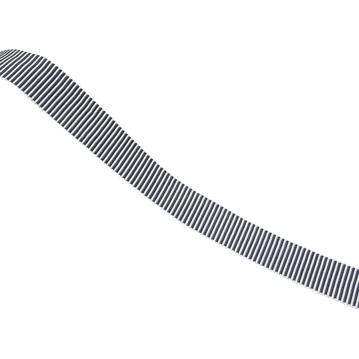 Sewing Webbing Tape Roll, 50 Yards (45.7 m) - Black and White Cross Stripes, 1 cm Wide
