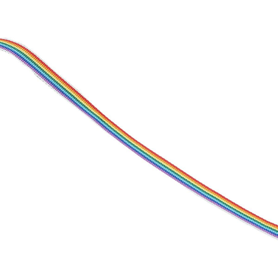 Sewing Webbing Tape Roll, 50 Yards (45.7 m) - Rainbow, 1 cm Wide