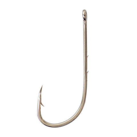 Sharpened Baitholder Fishing Hooks, Barbed Long Shank - Size 6, Pack of 100