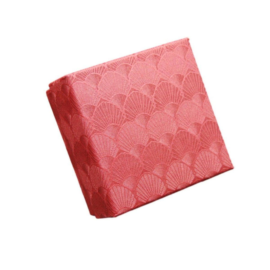 Shell Pattern Jewellery Gift Boxes with Foam Insert, Pack of 25 - Red