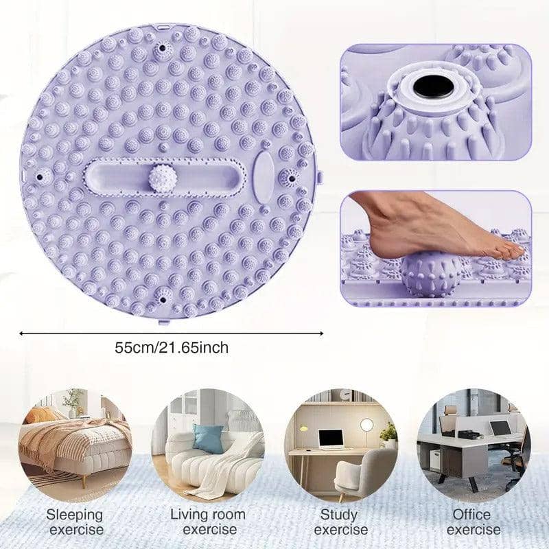 Shiatsu Foot Massage Cushion Mat - Purple, 55 cm - view 3