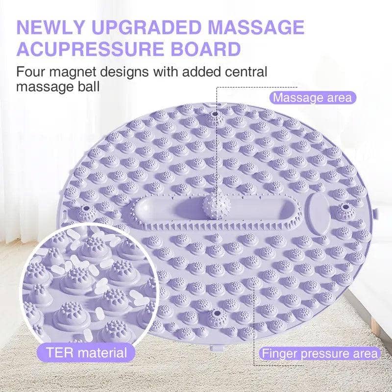 Shiatsu Foot Massage Cushion Mat - Purple, 55 cm - view 5