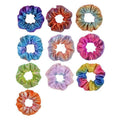 Shiny Metallic Elastic Hair Scrunchies Ponytail Holders, Pack of 10 - view 2