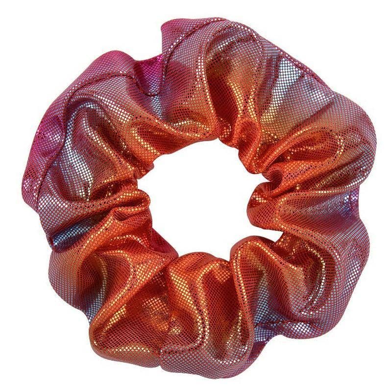 Shiny Metallic Elastic Hair Scrunchies Ponytail Holders, Pack of 10 - view 4