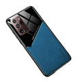 Shockproof Blue Leather Phone Case - Samsung Galaxy S20 Plus