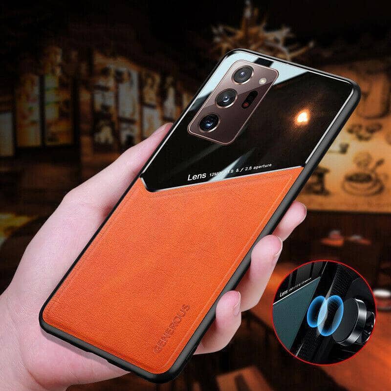 Shockproof Blue Leather Phone Case - Samsung Galaxy S20 Plus - view 5