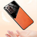 Shockproof Blue Leather Phone Case - Samsung Galaxy S20 Ultra - view 4