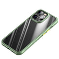 Shockproof Clear Bumper Phone Case for iPhone 11 Pro - Green