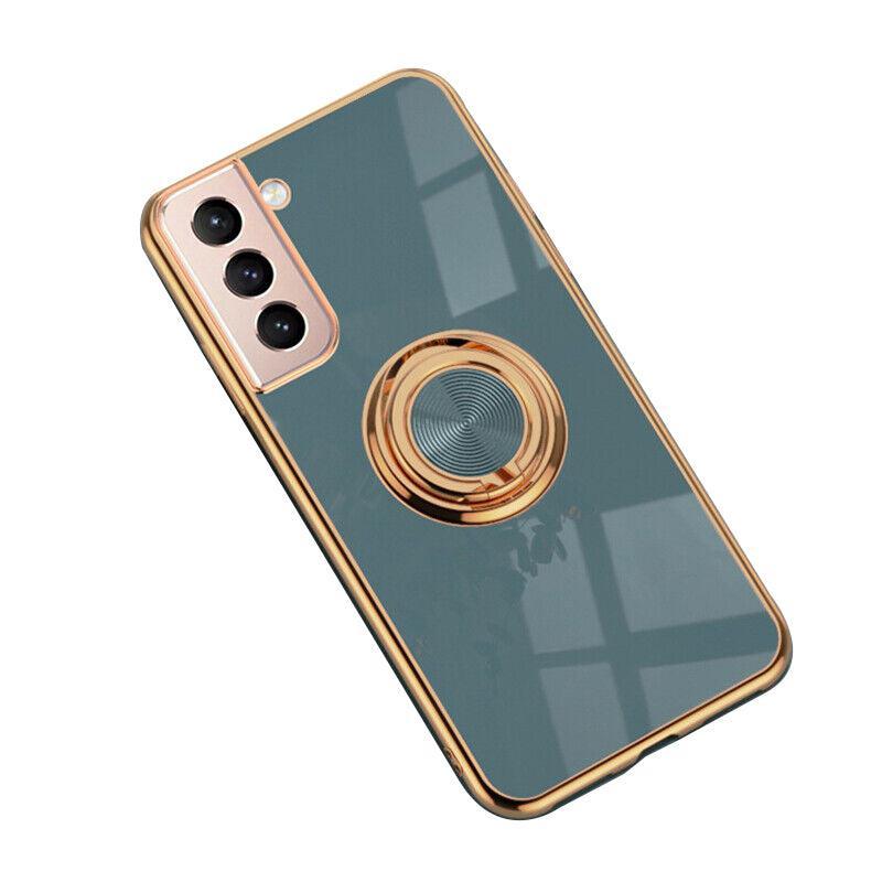 Shockproof Ring Holder Phone Case - Grey, for Samsung Galaxy Note20 Ultra