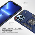 Shockproof Ring Phone Case for iPhone 14 Pro - Blue - view 4