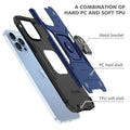 Shockproof Ring Phone Case for iPhone 14 Pro - Red - view 3