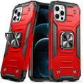 Shockproof Rugged Phone Case for iPhone 11 Pro - Red