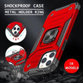 Shockproof Rugged Phone Case for iPhone 11 Pro - Red - view 2