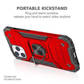 Shockproof Rugged Phone Case for iPhone 13 Mini - Red - view 5