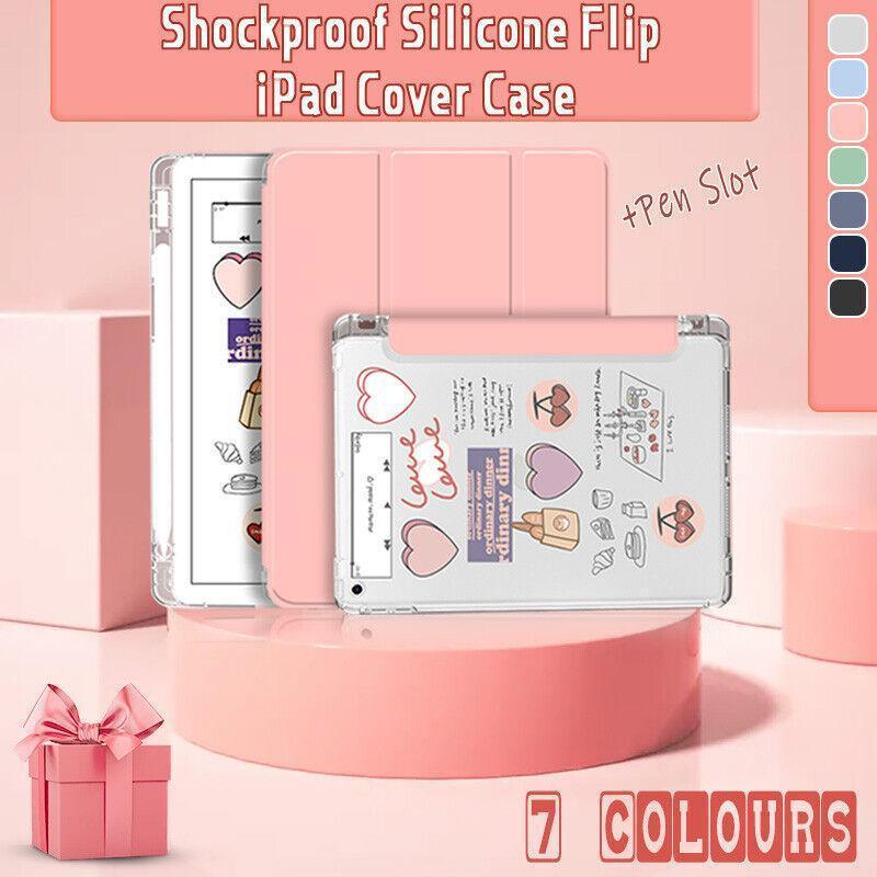 Shockproof Silicone Case for iPad 2019 10.2 Inch (25.9 cm) with Pencil Holder - Grey - view 2