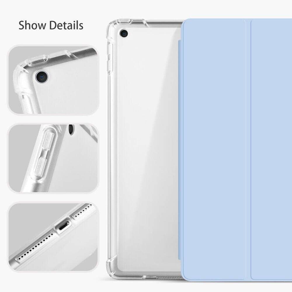 Shockproof Silicone Case for iPad Air 3 with Pencil Holder - Light Green - view 5