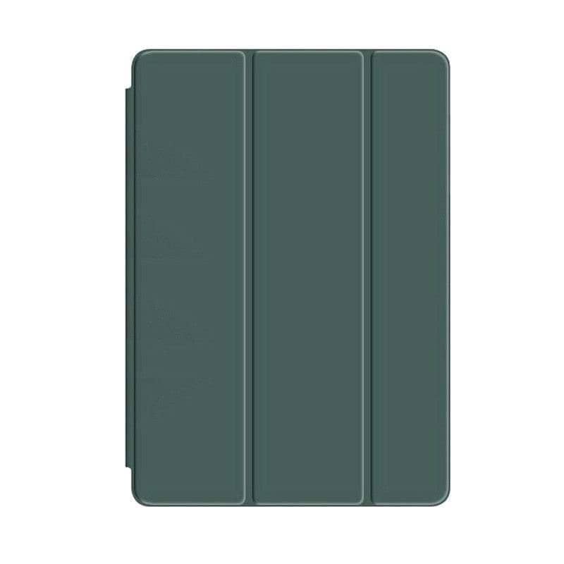 Shockproof Silicone Case for iPad Air 4 with Pencil Holder - Dark Green