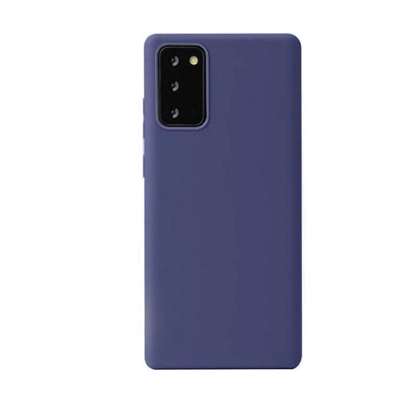 Shockproof Slim Phone Case, Dark Blue - Samsung Galaxy S21 Ultra