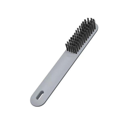 Shoe Cleaning Brush Soft Bristles Scrubbing Brush for Shoes and Clothes - Grey