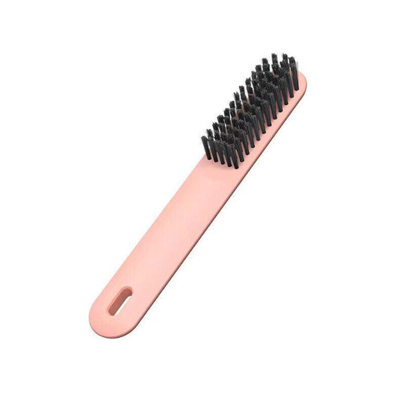 Shoe Cleaning Brush Soft Bristles Scrubbing Brush for Shoes and Clothes - Pink