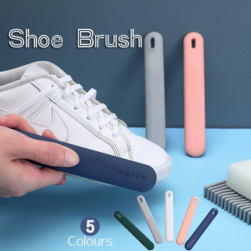 Shoe Cleaning Brush Soft Bristles Scrubbing Brush for Shoes and Clothes - Pink - view 2