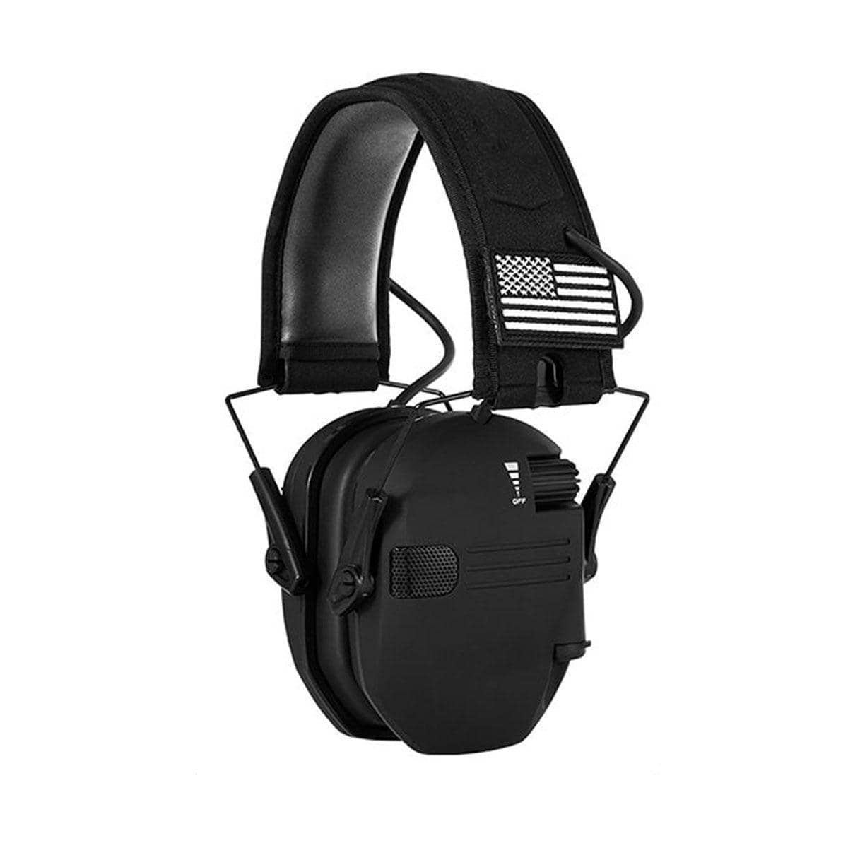 Shooting Noise Cancelling Earmuffs - Black, NRR 22 dB