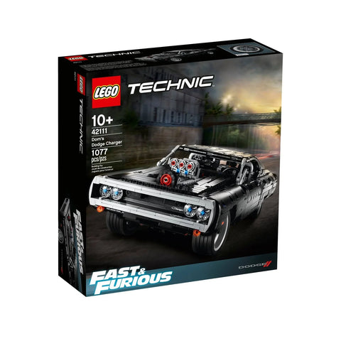 LEGO Technic 42111 Fast Furious Dom’s Dodge Charger Race Car Building Set - SuperSaverAU - view 1