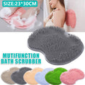 Shower Foot Scrubber Massage Pad with Suction Cups TPR - Dark Grey - view 2