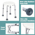 Shower Stool with Adjustable Height and Non-Slip Seat - view 5