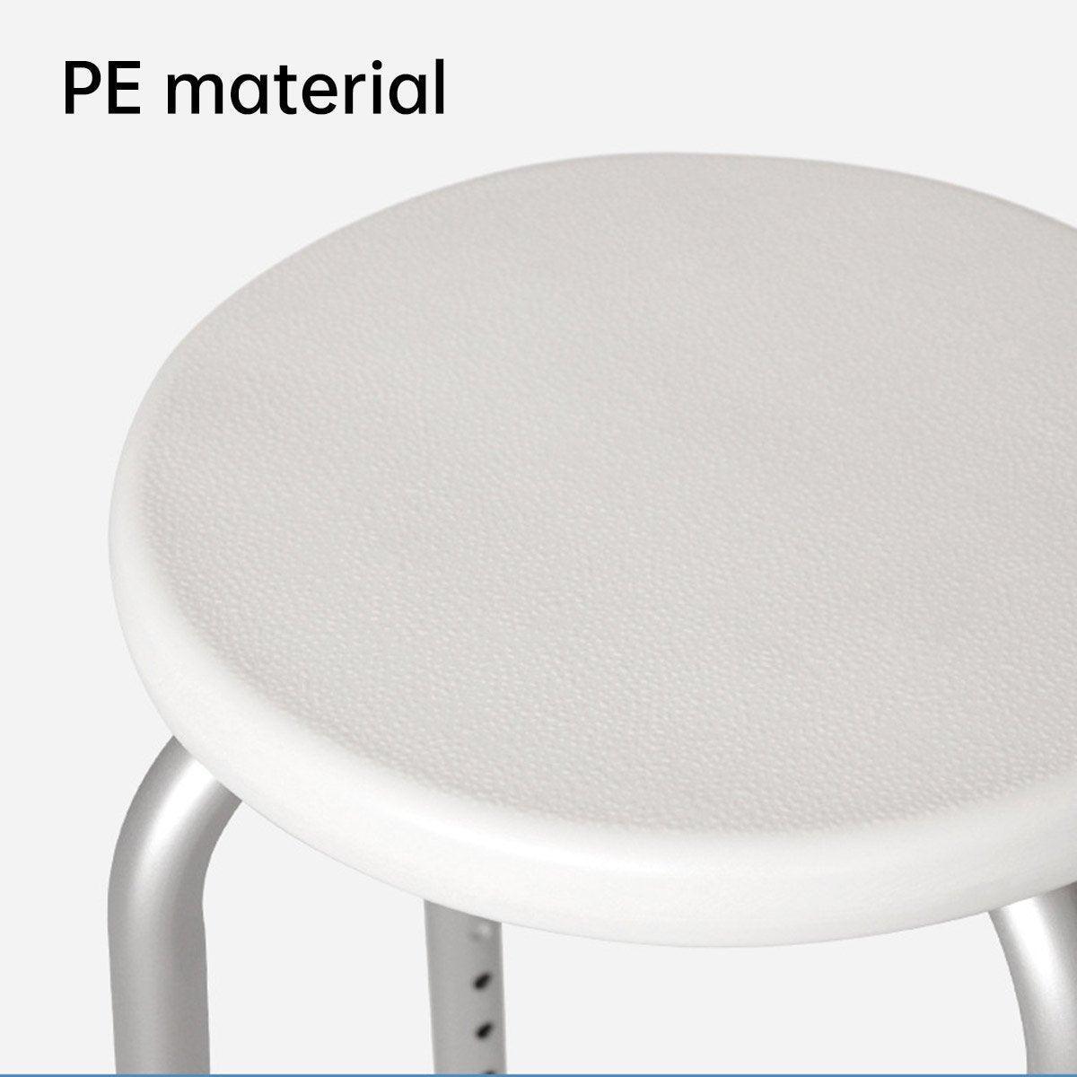 Shower Stool with Adjustable Height and Non-Slip Seat - view 9
