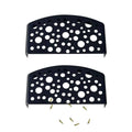 Shrimp Hiding Cave Shelter Set of 2, Black Plastic Aquarium Decoration for Fish Tanks - view 2