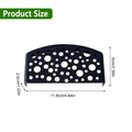 Shrimp Hiding Cave Shelter Set of 2, Black Plastic Aquarium Decoration for Fish Tanks - view 3