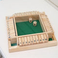 Shut the Box Wooden Dice Game - Green - view 5