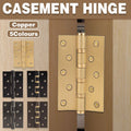 Silent Bearing Flat Door Hinge, 4 Inch (10.2 cm) - Dark Grey - view 2