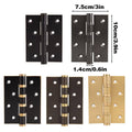 Silent Bearing Flat Door Hinge, 4 Inch (10.2 cm) - Dark Grey - view 4