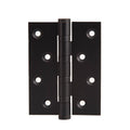 Silent Bearing Flat Door Hinge, 4 Inch (10.2 cm) - Matte Black