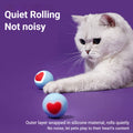 Silent Rolling Ball Cat Toy for Kittens, Interactive Teething Chew with Heart Light - view 5