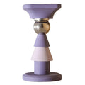 Silent Silicone Door Stopper with Secure Hold Catch - Purple
