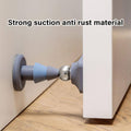 Silent Silicone Door Stopper with Secure Hold Catch - Purple - view 5