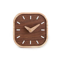 Silent Solid Walnut Wood Desk Clock, Small Table Clock for Home Decor - view 2