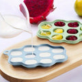 Silicone Baby Food Freezer Tray Ice Cube Mould, Pack of 3 - view 4