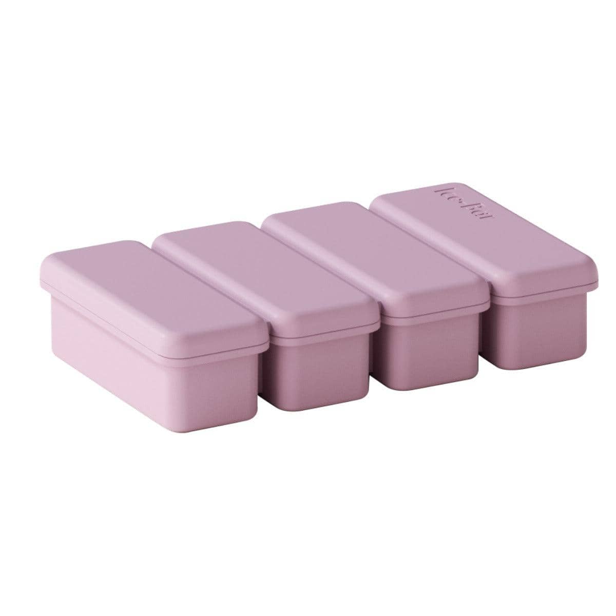 Silicone Bar Ice Cube Tray with Lid for Drinks - Lilac Purple