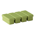 Silicone Bar Ice Cube Tray with Lid for Drinks - Olive Green