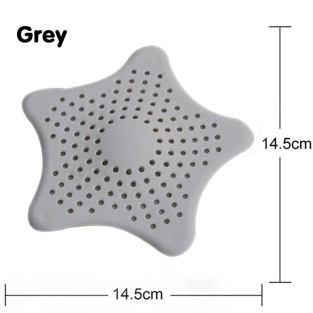 Silicone Bathroom Drain Hair Catcher Bath Stopper - Pink - view 14