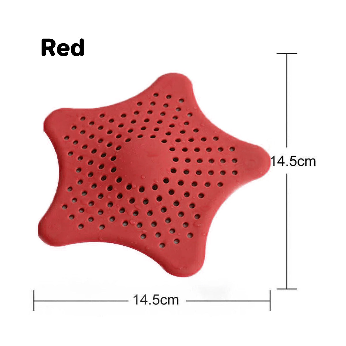 Silicone Bathroom Drain Hair Catcher Bath Stopper - Pink - view 19