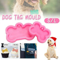 Silicone Bone Dog Tag Resin Mould - Large (Width 5 cm) - view 2